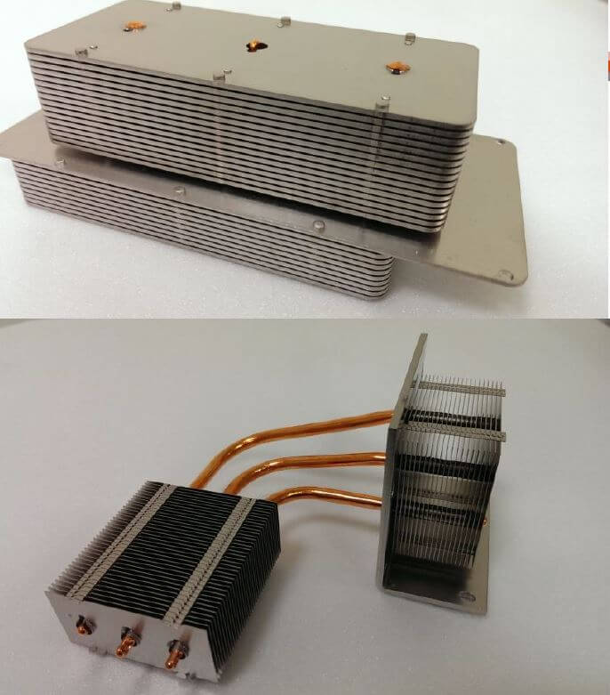 Bent and flattened heat pipes to custom geometry