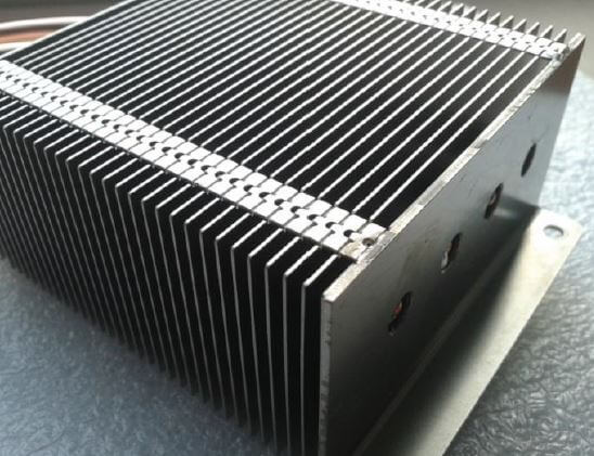 Die cast heatsink integrated into housing