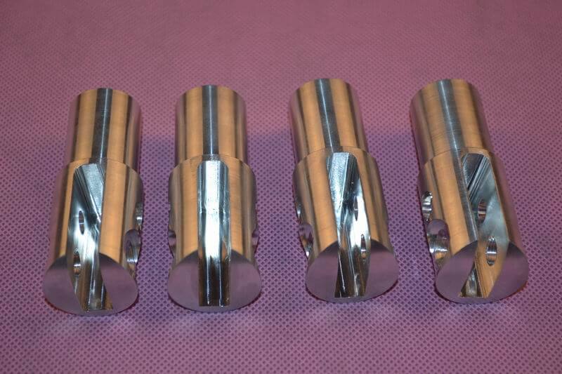 CNC machined aluminium component produced in China