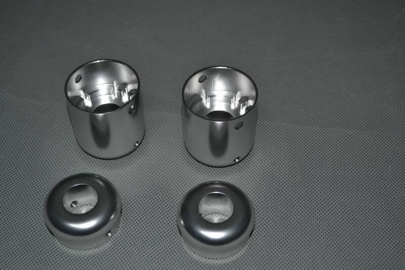 CNC turned components with milled features